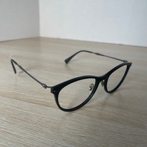 Ray Ban RB7160 5864 Lightray Black Eyeglasses Frames Only 52-18-140